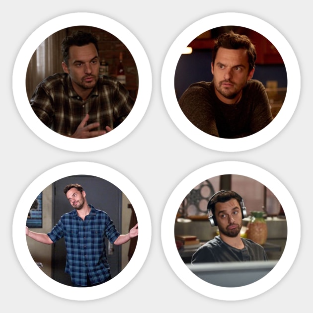 Nick Miller Sticker Pack Sticker by voidstickers